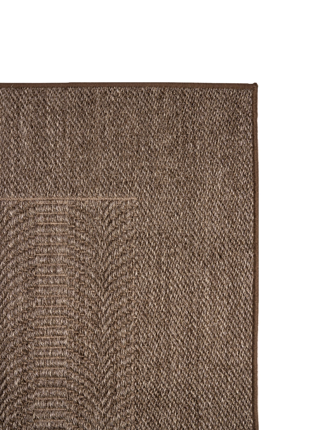 Alfombra Sisal Natural Ondas Taupe