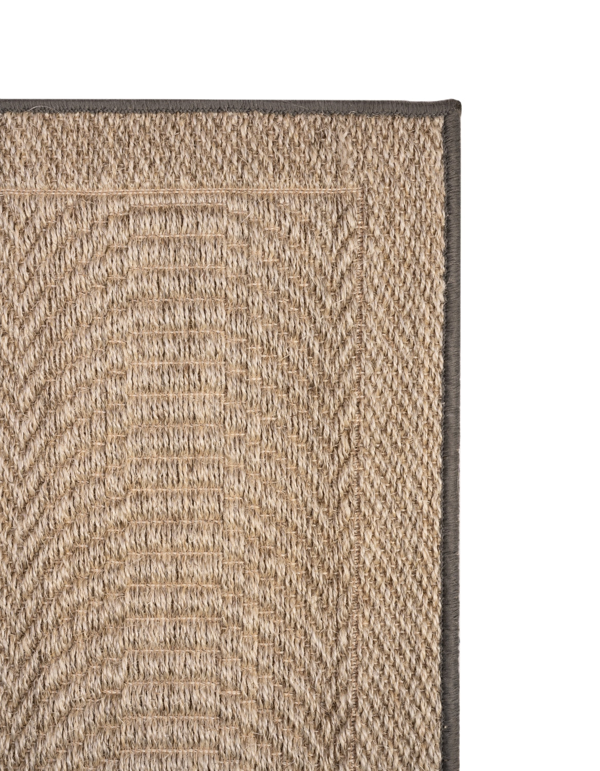 Alfombra Pasillo Sisal Natural Ondas Arena