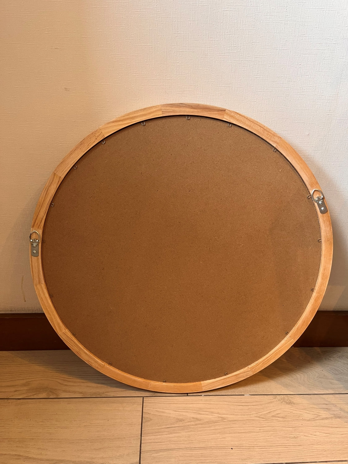 Espejo Madera Redondo 60x60 cm de Pared Lamai