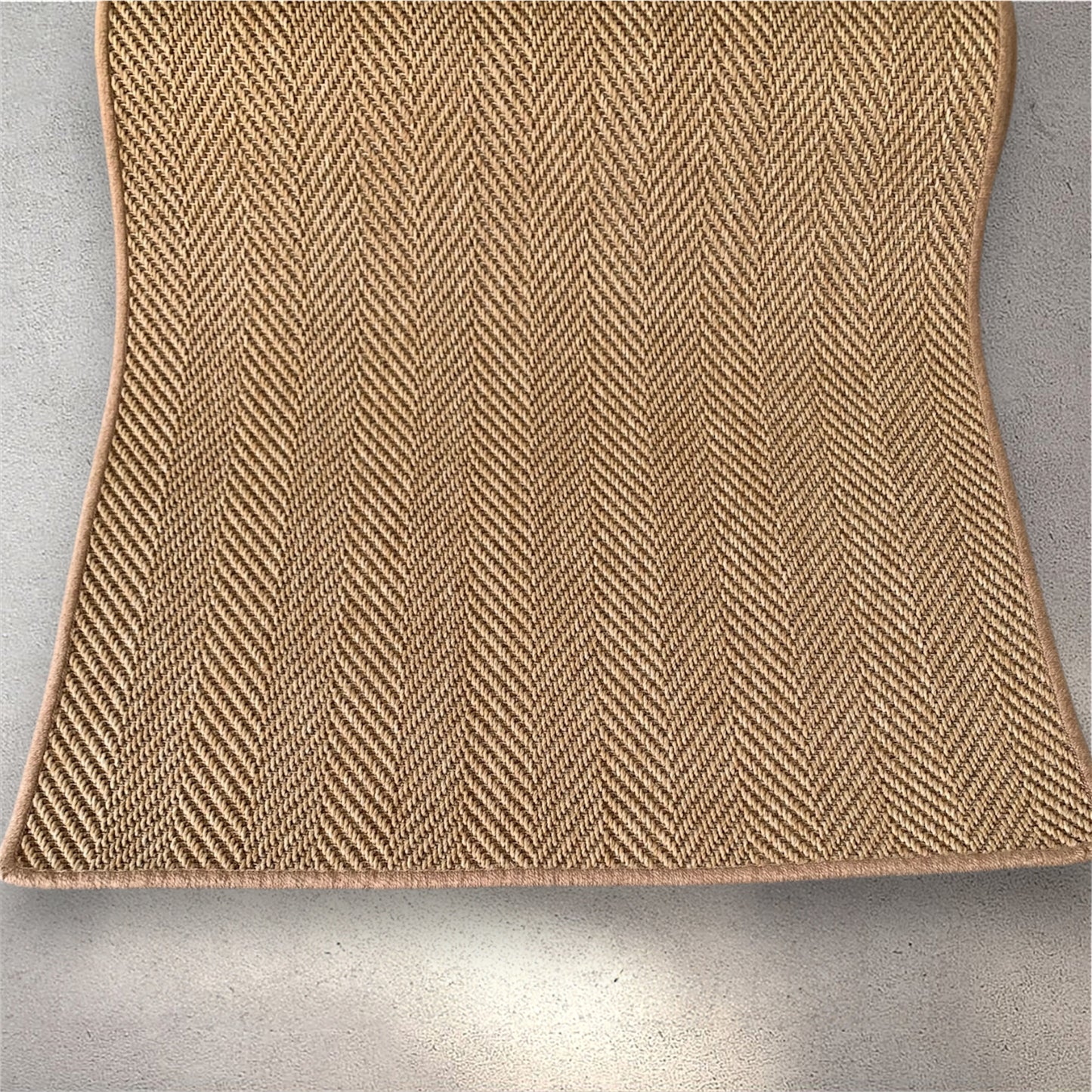 Alfombra Pasillo Sisal Sintético Beige 70x250 cm