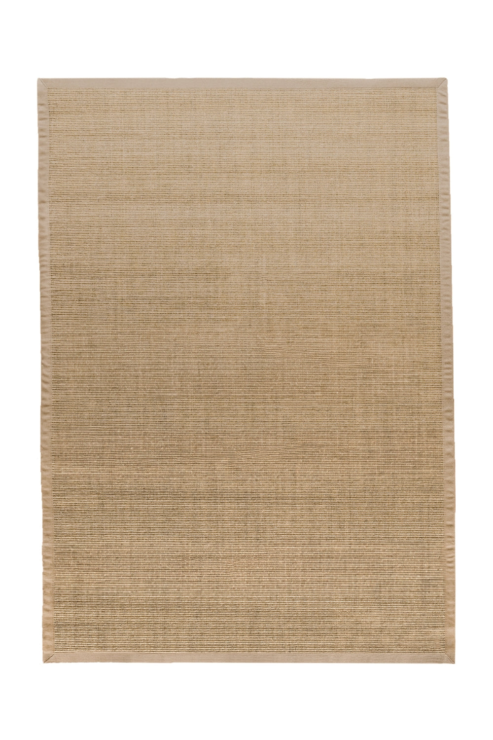 Alfombra Sisal Natural BD485 Borde de Tela Beige