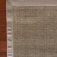 Alfombra Sisal Natural BD485 Borde de Tela Beige