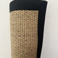 Alfombra Sisal Natural KF731 Borde de Tela Negro