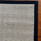 Alfombra Sisal Sintético PVB04 Borde de Tela Negro