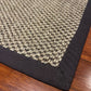 Alfombra Sisal Natural GA880 Borde de Tela Gris