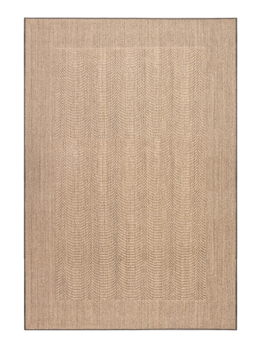 Alfombra Sisal Natural Ondas Arena