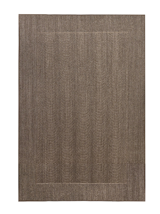 Alfombra Sisal Natural Ondas Taupe