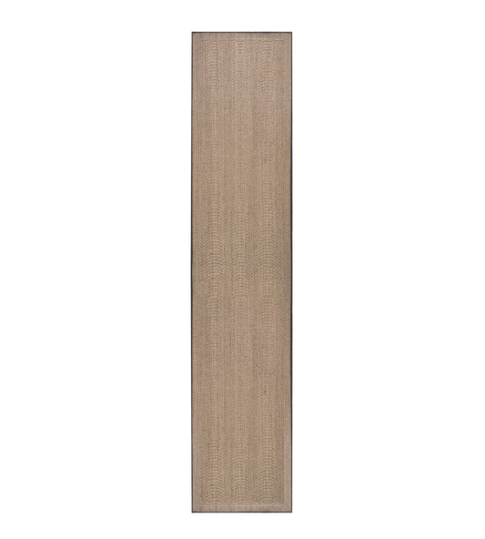 Alfombra Pasillo Sisal Natural Ondas Arena
