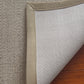 Alfombra Sisal Natural VB1065 Borde de Tela Beige