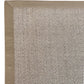 Alfombra Sisal Natural VB1065 Borde de Tela Beige