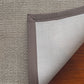 Alfombra Sisal Natural VB1065 Borde de Tela Café