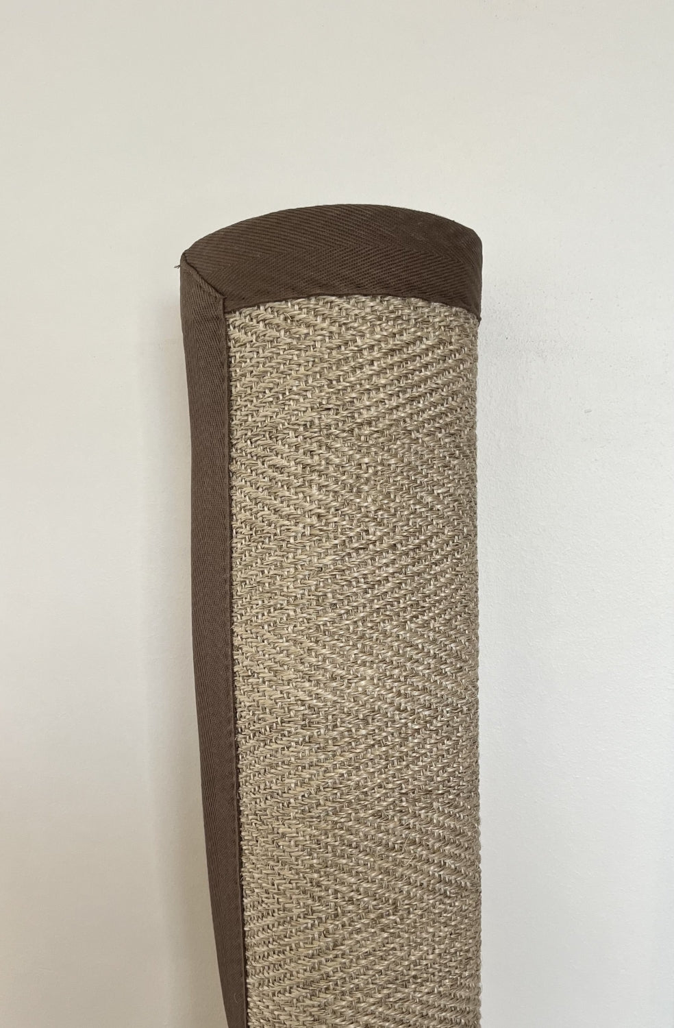 Alfombra Sisal Natural VB1065 Borde de Tela Café