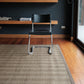 Alfombra Sisal Natural VB563 Borde de Tela Café