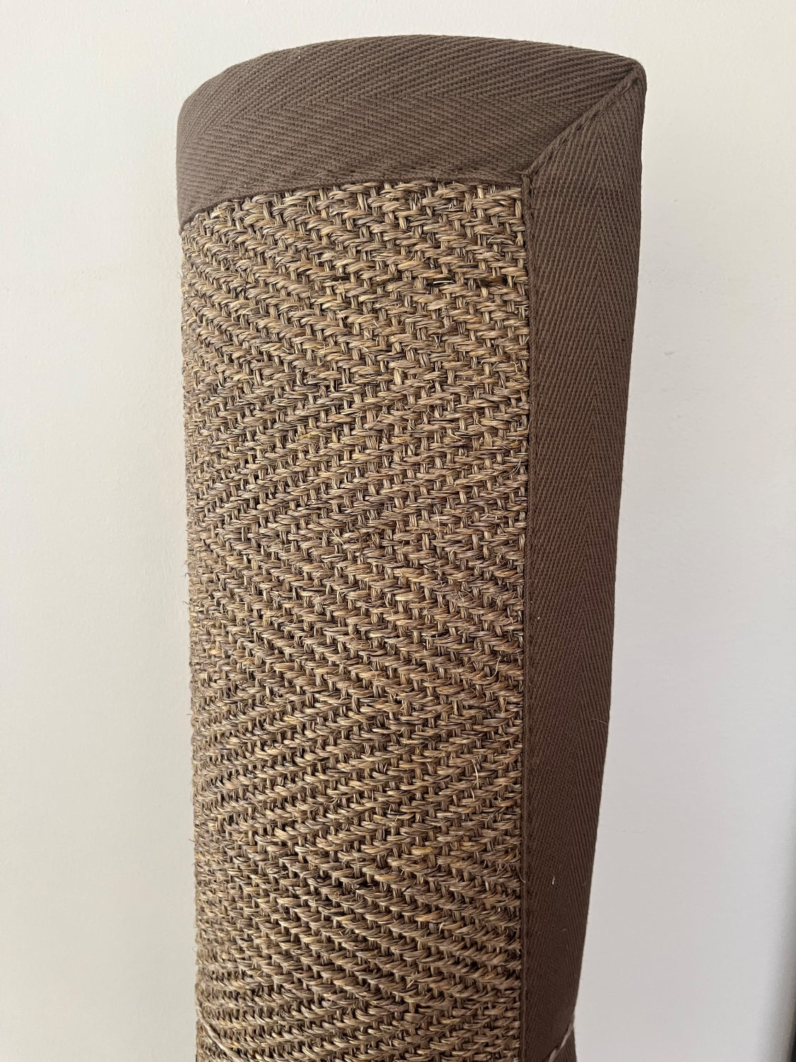 Alfombra Sisal Natural VB563 Borde de Tela Café