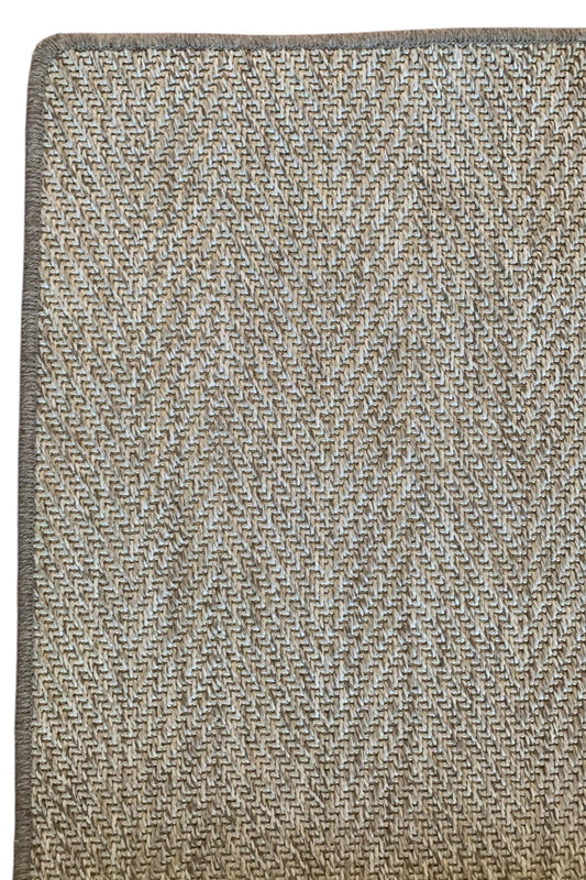 Alfombra Pasillo Sisal Sintético Beige Claro 70x250 cm